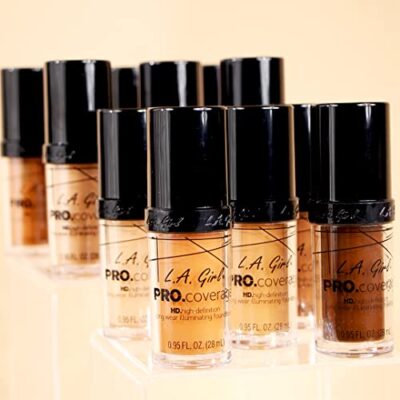 L.A. Girl Pro Coverage Liquid Foundation, Dark Chocolate, 0.95 Fl Oz - Image 8