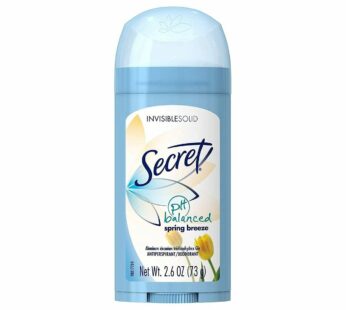 Secret Deodorant Spring Breeze Solid 2.6 Ounce (Pack of 3)