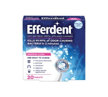 Efferdent Denture Cleanser Tablets, 20 Count