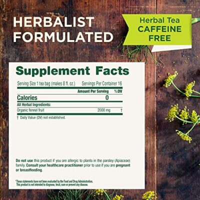 Traditional Medicinals Organic Fennel Herbal Tea, Promotes Digestive Health, (Pack of 1) - 16 Tea Bags - Image 10