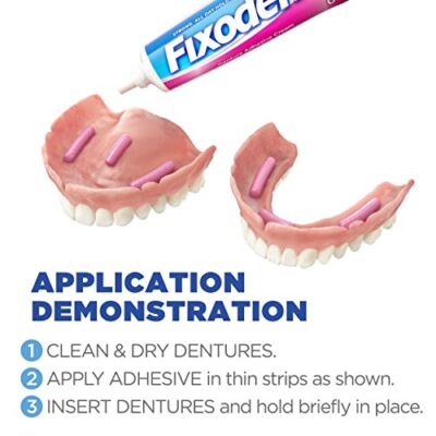 Fixodent Complete Original Denture Adhesive Cream, 2.4 oz, Pack of 2 - Image 9