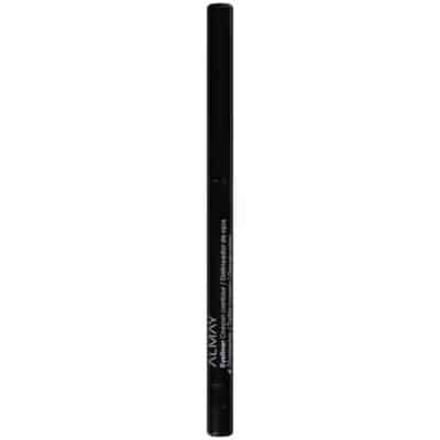 Almay Eyeliner Pencil, Hypoallergenic, Cruelty Free, Oil Free-Fragrance Free, Ophthalmologist Tested, Long Wearing and Water Resistant, with Built in Sharpener, 205 Black, 0.01 oz