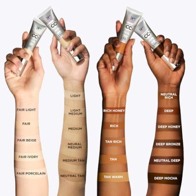 IT Cosmetics Your Skin But Better CC+ Cream, Tan (W) - Color Correcting Cream, Full-Coverage Foundation, Hydrating Serum & SPF 50+ Sunscreen - Natural Finish - 1.08 fl oz - Image 5