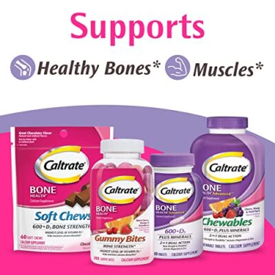 Caltrate 600+D3 Plus Minerals Mini Calcium & Vitamin D3 Supplement Mini Tablet, 600 mg, 150 Count (Pack of 3) - Image 7