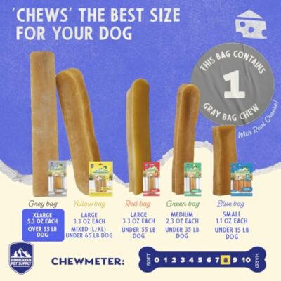 Himalayan Dog Chew Yak Cheese Dog Chews, 100% Natural, Long Lasting, Gluten Free, Healthy & Safe Dog Treats, Lactose & Grain Free, Protein Rich, X-Large Dogs 55 Lbs & Larger, 5.3 oz - Image 3