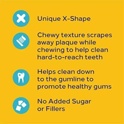 PEDIGREE DENTASTIX Large Dog Dental Treats Original Flavor Dental Bones, 1.72 lb. Pack (32 Treats) - Image 3