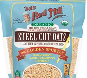 Bob’s Red Mill Organic Steel Cut Oats, 24 Ounce