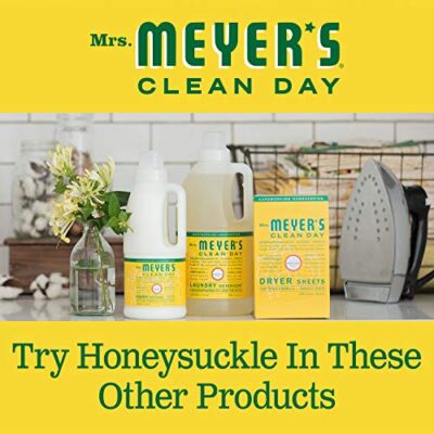 MRS. MEYER'S CLEAN DAY Hand Lotion for Dry Hands, Non-Greasy Moisturizer Made with Essential Oils, Honeysuckle, 12 oz - Image 8