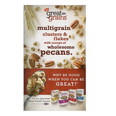 Post Great Grains Crunchy Pecan Whole Grain Cereal, 16 Ounce, (88168) - Image 8
