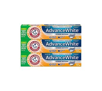 Arm And Hammer Advance White Tube, 3 Count