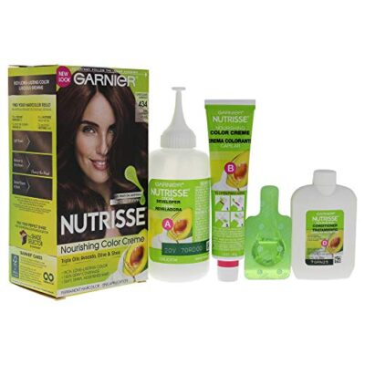 Garnier Nutrisse Nourishing Hair Color Creme, 434 Deep Chestnut Brown (Chocolate Chestnut) (Packaging May Vary) - Image 4