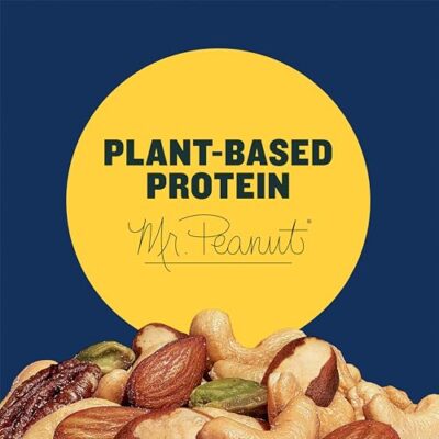 PLANTERS Pistachio Lovers Nut Mix, Mixed Nuts Snack with Pistachios no shell, Almonds & Cashews, Party Snacks, Plant-Based Protein, After School Snack, Bulk Nuts, Kosher 1lb 2.5oz Canister - Image 4