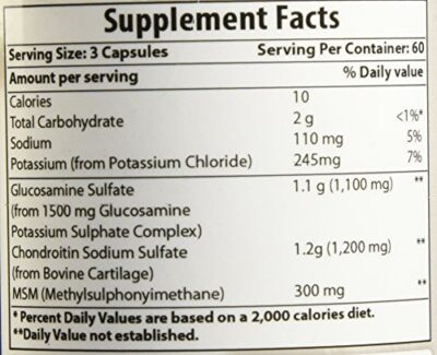 Best Naturals Glucosamine Chondroitin and MSM (Non-GMO) - Promotes Joint Health - 180 Count - Image 9