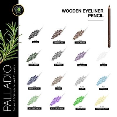 Palladio Retractable Waterproof Eyeliner, Richly Pigmented Color and Creamy, Slip Twist Up Pencil Eye Liner, Smudge Proof Long Lasting Application, All Day Wear, No Sharpener Required, Black Brown - Image 7