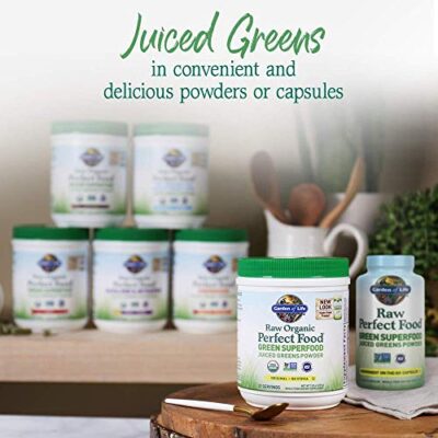 Garden of Life Raw Organic Perfect Food Green Superfood Juiced Greens Powder - Original Stevia-Free, 30 Servings, Non-GMO, Gluten Free Whole Food Dietary Supplement, Alkalize, Detoxify, Energize - Image 10