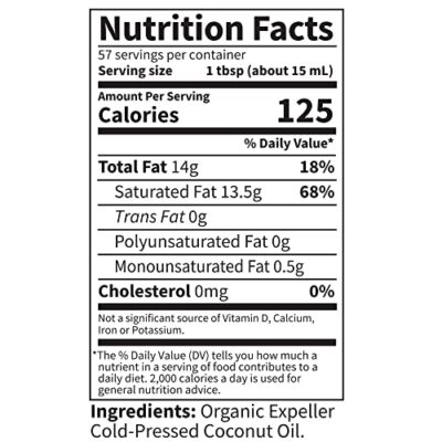 Garden of Life Coconut Oil for Hair, Skin, Cooking - Raw Extra Virgin Organic, Pure Unrefined Cold Pressed Oil with MCTs for Body Care or Baking, Aceite de Coco Organico, 29 Fl Oz - Image 5