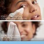 Neutrogena Cleansing Fragrance Free Makeup Remover Face Wipes, Cleansing Facial Towelettes for Waterproof Makeup, Alcohol-Free, Unscented, 100% Plant-Based Fibers, Twin Pack, 2 x 25 ct - Image 7