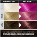 Punky Flamingo Pink Semi Permanent Conditioning Hair Color, Non-Damaging Hair Dye, Vegan, PPD and Paraben Free, Transforms to Vibrant Hair Color, lasts up to 40 washes, 3.5oz - Image 5