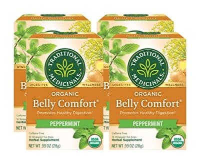 Pack of 4 x Traditional Medicinals Organic Eater's Digest Herbal Tea - 16 Tea