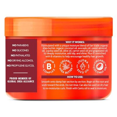 Cantu Coconut Curling Cream with Shea Butter for Natural Hair, 12 oz, Packaging may vary - Image 13