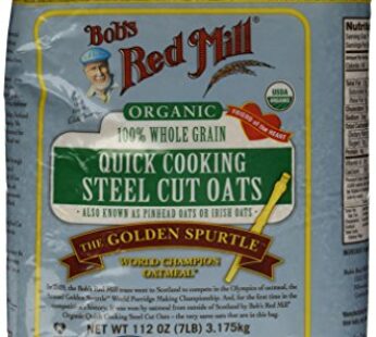 Bob’s Red Mill Quick Cooking 100% Whole Grain Oats, 112 Ounce