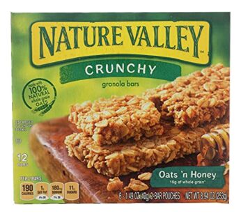 Nature Valley Oats ‘n Honey Granola Bars 8.94 oz (12 Bars)