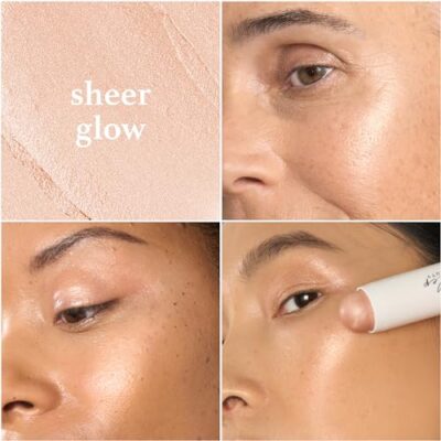Julep Skip The Brush Cream to Powder Highlighter Stick- Sheer Glow - Blendable and Buildable Color - 2-in-1 Makeup Stick - Image 2