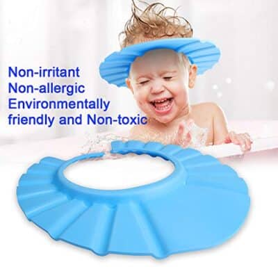 EWIN(R) 4pcs Soft Adjustable Baby Kids Children Shampoo Bath Bathing Shower Cap Hat Wash Hair Shield Hat - Image 6