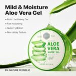 Nature Republic New Soothing Moisture Aloe Vera Gel 92 Percent Korean Cosmetics, 10.56 Fluid Ounce - Image 2