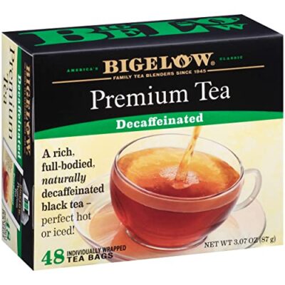 Bigelow 48 Count Premium Decaffeinated Blend Black Tea, Contains 48 Individually Wrapped Tea Bags, Decaf Tea - Image 2