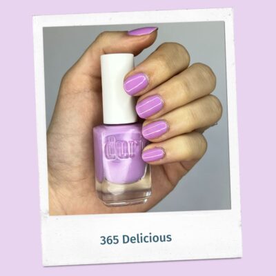 duri Nail Polish, 365 Delicious, Lilac Mauve Pink French Manicure, Sheer Coverage, Glossy Finish, 45 Fl Oz - Image 4