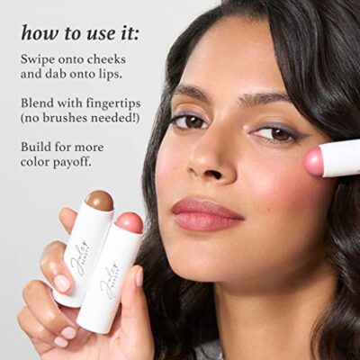 Julep Skip The Brush Cream to Powder Highlighter Stick- Sheer Glow - Blendable and Buildable Color - 2-in-1 Makeup Stick - Image 6