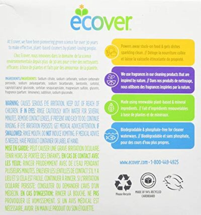 Ecover Automatic Dishwasher Soap Tablets, Citrus, 25 Count - Image 2