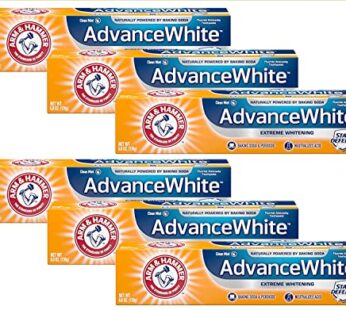 Arm & Hammer Advance White Extreme Whitening Toothpaste – 6 Oz (Pack of 6)