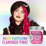 Punky Flamingo Pink Semi Permanent Conditioning Hair Color, Non-Damaging Hair Dye, Vegan, PPD and Paraben Free, Transforms to Vibrant Hair Color, lasts up to 40 washes, 3.5oz - Image 3