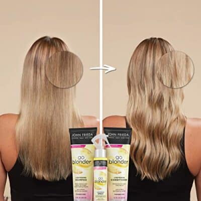 John Frieda Sheer Blonde Go Blonder Conditioner, Gradual Lightening Conditioner, 8.3 oz, with Citrus and Chamomile, featuring our BlondMend Technology - Image 9