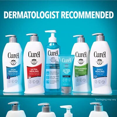 Curel Daily Healing Hand and Body Lotion, Moisturizer Nourishes Dry Skin with Advanced Ceramide Complex, Repairs Moisture Barrier, 13 Fl Ounces - Image 6