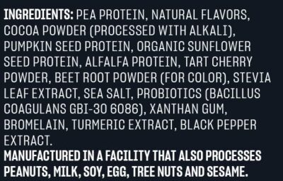 Vega Premium Sport Protein Mocha Protein Powder, Vegan, Non GMO, Gluten Free Plant Based Protein Powder Drink Mix, NSF Certified for Sport, 28.6 oz - Image 3