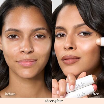 Julep Skip The Brush Cream to Powder Highlighter Stick- Sheer Glow - Blendable and Buildable Color - 2-in-1 Makeup Stick - Image 5