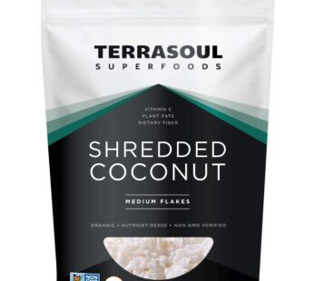 Terrasoul Superfoods Organic Coconut Flakes, 1 Lb – Medium Flakes | Unsweetened | Perfect for Baking