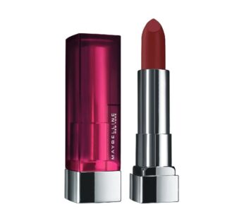 Maybelline Color Sensational Lipstick, Lip Makeup, Matte Finish, Hydrating Lipstick, Nude, Pink, Red, Plum Lip Color, Burgundy Blush, 1 Count