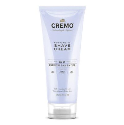 Cremo French Lavender Moisturizing Shave Cream, Astonishingly Superior Ultra-Slick Shaving Cream for Women Fights Nicks, Cuts and Razor Burn, 6 Fl Oz