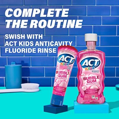 ACT Kids Anticavity Fluoride Toothpaste 4.6 oz. Bubble Gum Blowout - Image 9