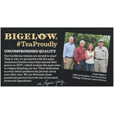 Bigelow, Black Tea, Lemon Lift, 20 Tea Bags, 1.37 oz (38 g) - Image 3