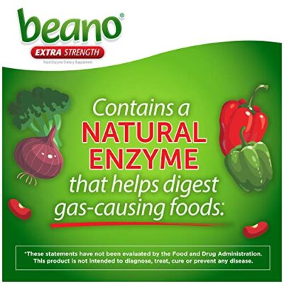 beano Ultra 800 Gas Prevention, Food Enzyme Dietary Supplement, Help Digest Gas-Causing Foods, 30 Tablets - Image 6