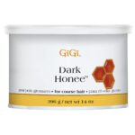 GiGi Dark Honee Hair Removal Soft Wax, Thick to Coarse Hairs, Normal to Dry Skin, Men and Women, 14 oz.