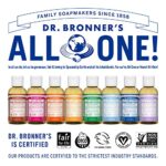 Dr. Bronner's - Pure-Castile Liquid Soap (Tea Tree, 2 ounce) - Made with Organic Oils, 18-in-1 Uses: Acne-Prone Skin, Dandruff, Laundry, Pets and Dishes, Concentrated, Vegan, Non-GMO - Image 6