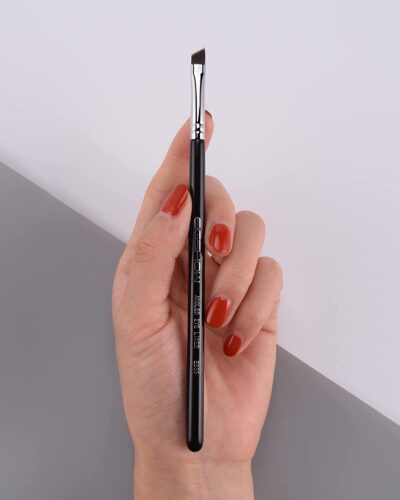 Eyeliner Brush Fine Angled - PRO Precision Gel Eye Liner Makeup Brush -Ultra Thin Slanted Flat Angle - Premium Quality - Cruelty Free Synthetic Bristles (Fine Angled Eyeliner Brush) - Image 3