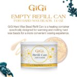 GiGi Hard Wax Beads Refill Can, 14 oz, empty wax can for wax beads - Image 2