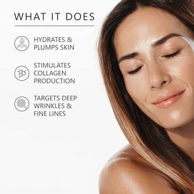 Asterwood Triple Repair Matrixyl 3000 + Argireline + Vitamin C Face Serum - Formulated with Hyaluronic Acid - Anti-Aging and Anti-Wrinkle - Peptides Serum For Face, 237ml/8 oz - Image 2